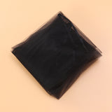 Elegant Black Wedding Veil with Ribbon Edge