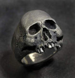 Gothic Punk Skull Ring
