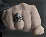 Gothic Punk Skull Ring