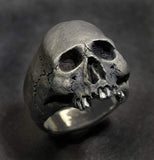 Gothic Punk Skull Ring