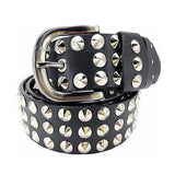 1977 Punk Style Belt with Round Pyramid Rivets