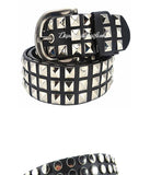1977 Punk Style Belt with Pyramid Rivets