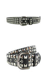 1977 Punk Style Belt with Pyramid Rivets