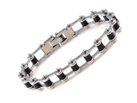 Sleek Stainless Steel Link Chain Bracelet