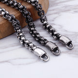 Gothic Punk Skull Bracelet for Men