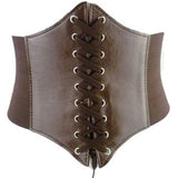 Wide Belt Corset Belt with Laced up front
