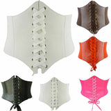 Wide Belt Corset Belt with Laced up front