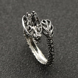 Antique Silver Colored Dragon Ring