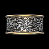 Carved Gothic Victorian Ring