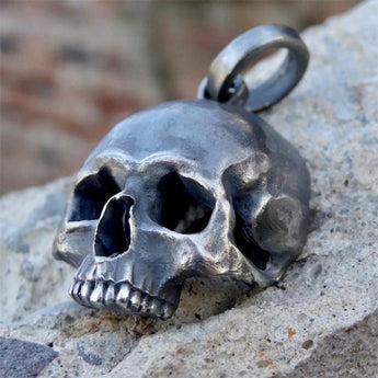 Black/Dark Gray Skull Pendant