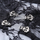 Victorian Vintage Gothic Super Cropped Laced Top