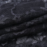 Victorian Vintage Gothic Super Cropped Laced Top