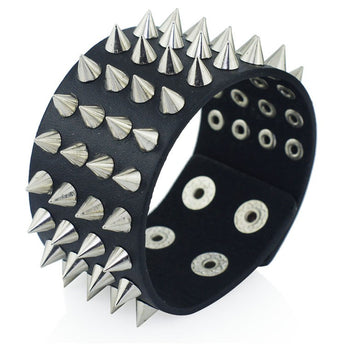 1977 Punk Cuff Bracelet with Rivets