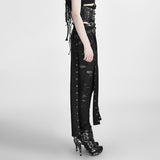 Punk/Steampunk/Gothic Long Skirt with open sides