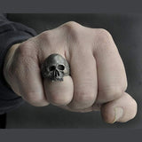 Gothic Punk Skull Ring
