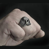 Gothic Punk Skull Ring