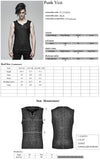 Men's Sleeveless Punk Streetwear Tank Top