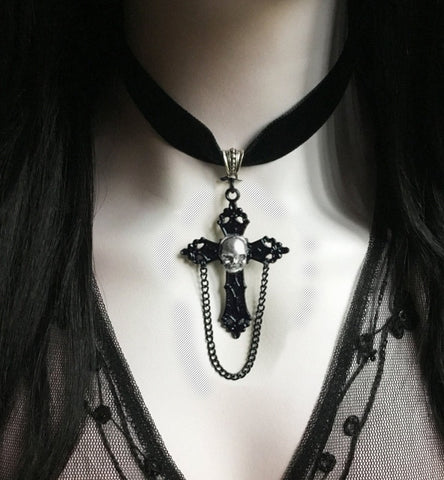 Black Choker Necklace, Chokers, Jewelry, Gothic 