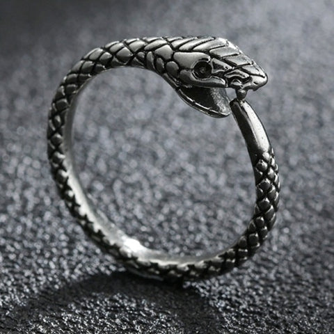Street Punk Pagan Snake Ring