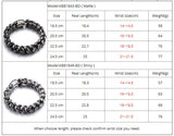 Gothic Punk Skull Bracelet for Men