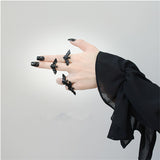 Black Gothic Bat Ring - 10% off if Buy 3