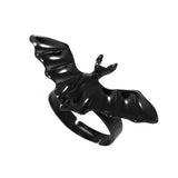 Black Gothic Bat Ring - 10% off if Buy 3