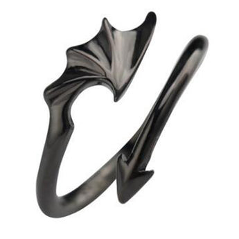 Gun Black Dragon Tail Ring