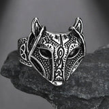 Nordic Viking Wolf  Ring