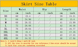 Harajuku Punk Style Semi-High Waist Mini Skirt