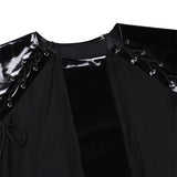 Mesh See Through T-Shirt with Latex details