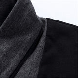 Men's long sleeved v-neck cotton t-shirt