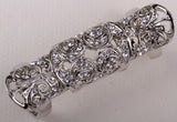 Victorian Gothic Knuckle Ring with Rhinestones