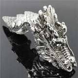 Gothic Antique Silver Colored Full finger Knuckle ring