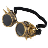 Steampunk Welder Style Sunglasses with Spikes.