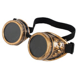 Steampunk Welder Style Sunglasses with Spikes.