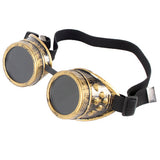 Steampunk Welder Style Sunglasses with Spikes.
