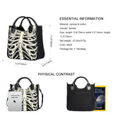 Cool Skeleton Bones Shoulder Bag / Handbag
