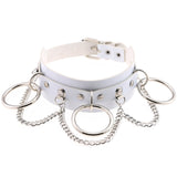 Harajuku Punk Leather Choker Necklace