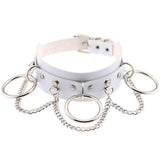 Harajuku Punk Leather Choker Necklace