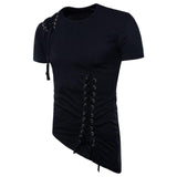 Slim fit street-punk style men's t-shirt