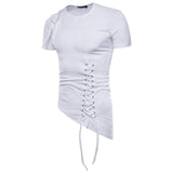 Slim fit street-punk style men's t-shirt