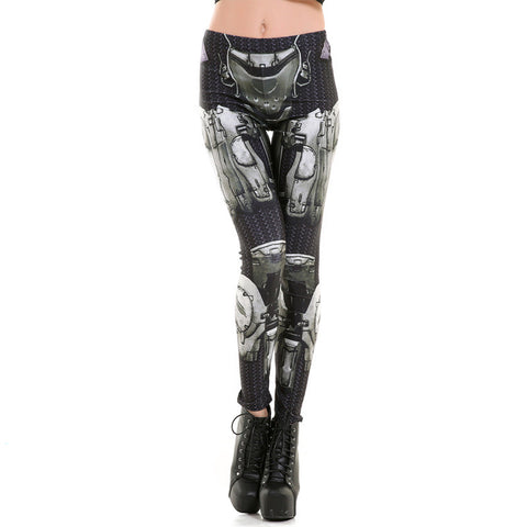 Steampunk/Street Punk robot armour women  leggings